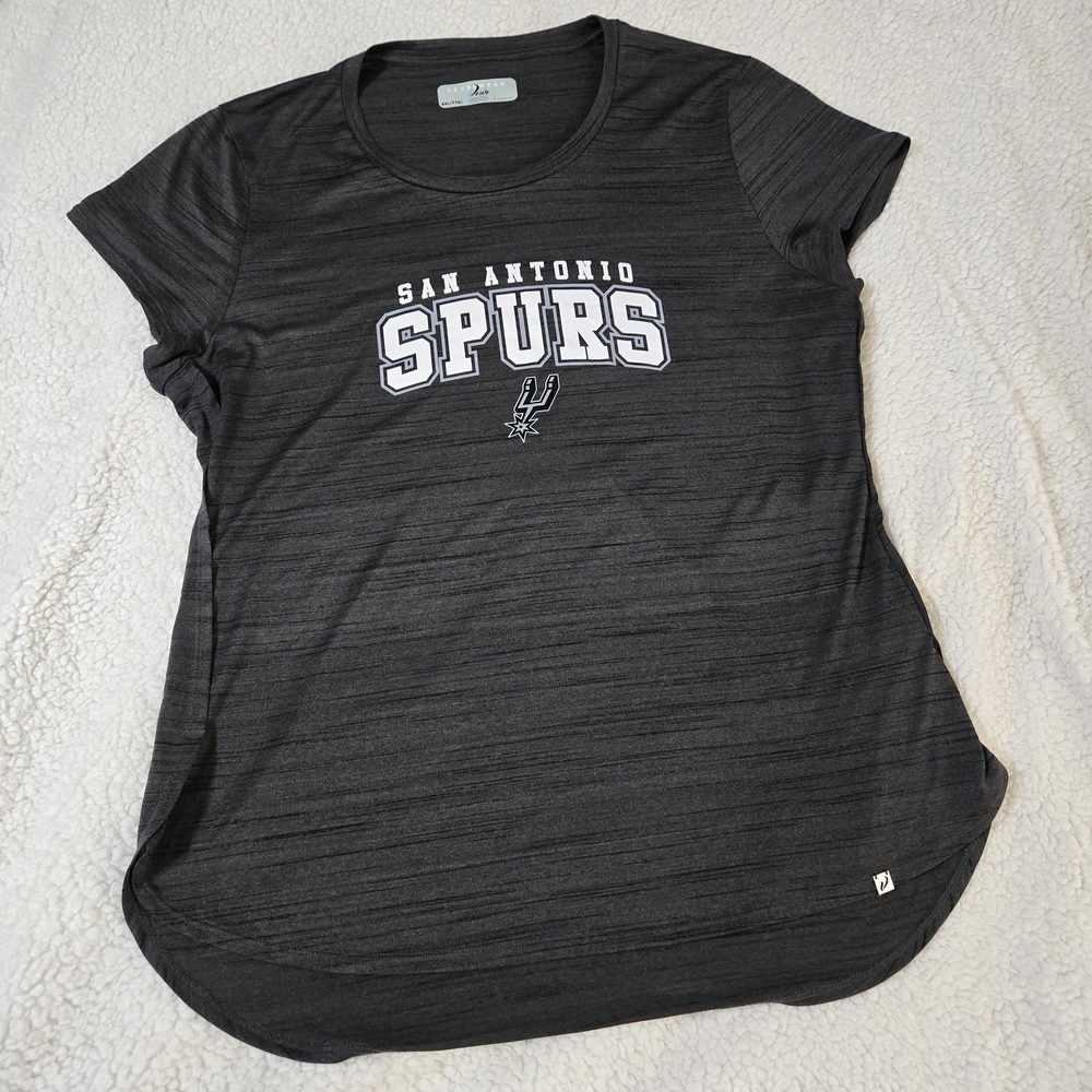 San Antonio Spurs Women's tShirt  Charcoal, 2XL